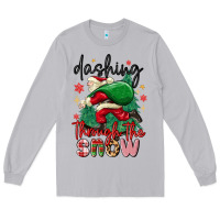 Moon Dust dashing through the snow Long Sleeve Tee - MaliasSmallBusiness