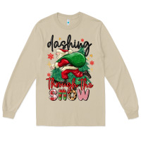Mushroom dashing through the snow Long Sleeve Tee - MaliasSmallBusiness