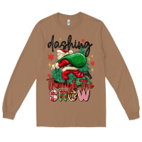Toasted Coconut dashing through the snow Long Sleeve Tee - MaliasSmallBusiness