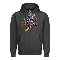Charcoal Heather cool mom Zipper Hoodie - Zillion Design Studio
