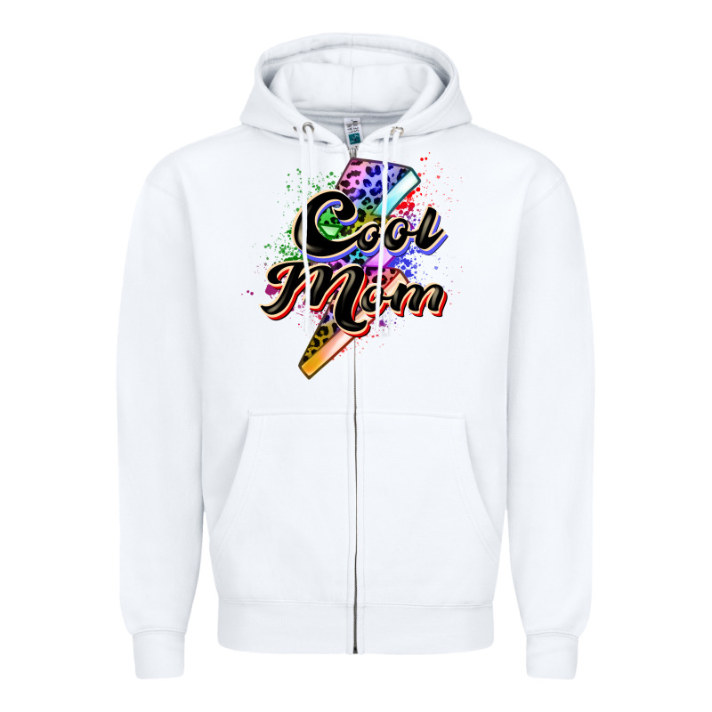 Cool Mom Zipper Hoodie by Zillion Design Studio | Teevron