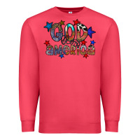 Cardinal god bless america Premium Sweatshirt - CowhideDigitalArt