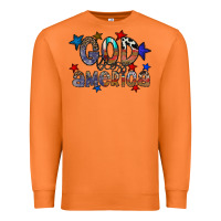 Carrot god bless america Premium Sweatshirt - CowhideDigitalArt