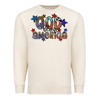 Sandshell god bless america Premium Sweatshirt - CowhideDigitalArt