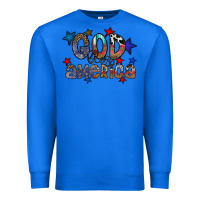True Royal god bless america Premium Sweatshirt - CowhideDigitalArt