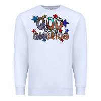 White god bless america Premium Sweatshirt - CowhideDigitalArt