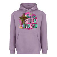 Lavender he is risen indeed easter Heavyweight Hoodie - Neo Western