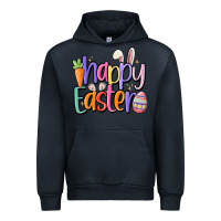 Navy happy easter Urban Hoodie - MaliasSmallBusiness