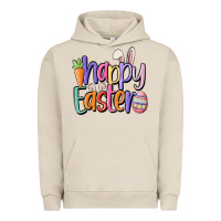 Pigment French Oak happy easter Urban Hoodie - MaliasSmallBusiness