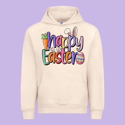Happy Easter Urban Hoodie Designed By Maliassmallbusiness
