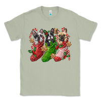 Matcha french bulldog with christmas socks Classic Tee - FaDigitalArtStudio