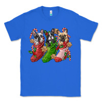 True Royal french bulldog with christmas socks Classic Tee - FaDigitalArtStudio