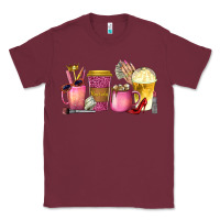 Burgundy boss lady coffee cups with money Classic Tee - texasbilliewilder