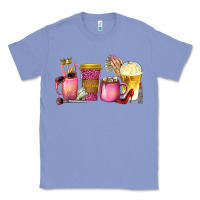 Colony Blue boss lady coffee cups with money Classic Tee - texasbilliewilder