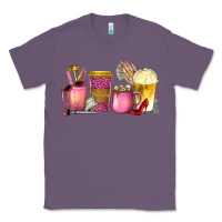 Lavender boss lady coffee cups with money Classic Tee - texasbilliewilder