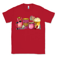Red boss lady coffee cups with money Classic Tee - texasbilliewilder