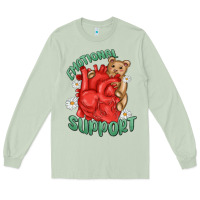 Matcha emotional support Long Sleeve Tee - MaliasSmallBusiness