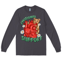 Smoke emotional support Long Sleeve Tee - MaliasSmallBusiness