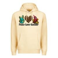 Peace Love Rooster Premium Hoodie | Teevron
