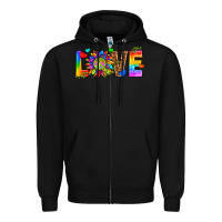 Black lgbtq love Zipper Hoodie - texasbilliewilder