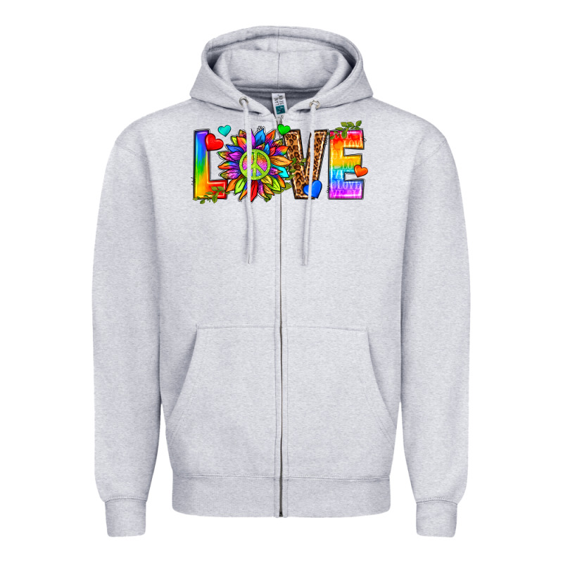 Lgbtq Love Zipper Hoodie by texasbilliewilder | Teevron