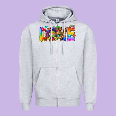 Zipper Hoodie lgbtq love