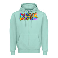 Seafoam lgbtq love Zipper Hoodie - texasbilliewilder