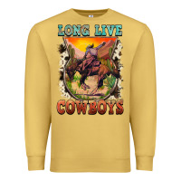 Antique Gold long live cowboys Premium Sweatshirt - FaDigitalArtStudio