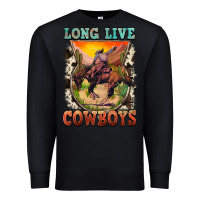 Black long live cowboys Premium Sweatshirt - FaDigitalArtStudio
