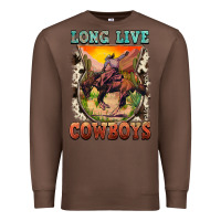 Chestnut long live cowboys Premium Sweatshirt - FaDigitalArtStudio