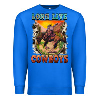 True Royal long live cowboys Premium Sweatshirt - FaDigitalArtStudio