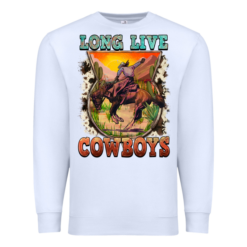 Long Live Cowboys Premium Sweatshirt by FaDigitalArtStudio | Teevron