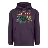 Plum best cat mom ever Heavyweight Hoodie - SublimationCraftShop