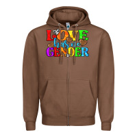 Chestnut love has no gender pride lgbtq Zipper Hoodie - texasbilliewilder