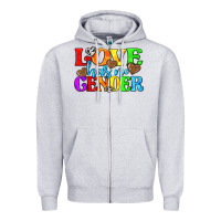Love Has No Gender Pride Lgbtq Zipper Hoodie | Teevron