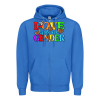 True Royal love has no gender pride lgbtq Zipper Hoodie - texasbilliewilder