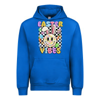 Cobalt easter vibes smiley face Urban Hoodie - MaliasSmallBusiness