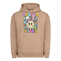 Pigment Burro easter vibes smiley face Urban Hoodie - MaliasSmallBusiness