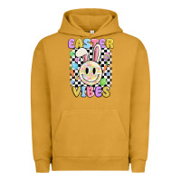 Pigment Peanut Butter easter vibes smiley face Urban Hoodie - MaliasSmallBusiness