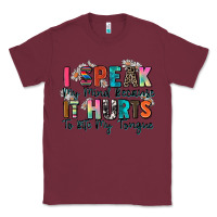 Burgundy i speak my mind because it hurts to bite my tongue Classic Tee - Zillion Design Studio