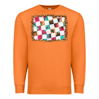 Carrot race background with leopard frame Premium Sweatshirt - HRA Design Shop