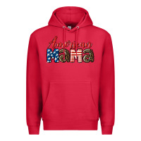 Cardinal Western American Mama Premium Hoodie - LillyAllenDesigns