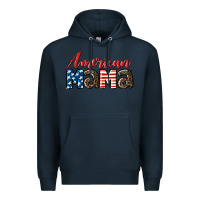 Navy Western American Mama Premium Hoodie - LillyAllenDesigns