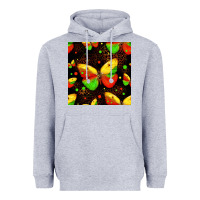 Heather Grey juneteenth butterflies seamless pattern Heavyweight Hoodie - HRA Design Shop