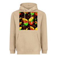 Mushroom juneteenth butterflies seamless pattern Heavyweight Hoodie - HRA Design Shop