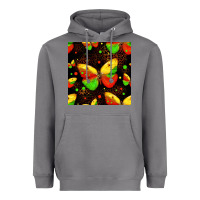 Storm juneteenth butterflies seamless pattern Heavyweight Hoodie - HRA Design Shop