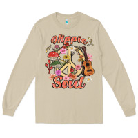 Mushroom hippie soul Long Sleeve Tee - MaliasSmallBusiness
