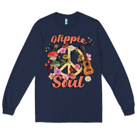 Navy hippie soul Long Sleeve Tee - MaliasSmallBusiness