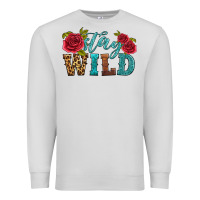 Dove Grey stay wild Premium Sweatshirt - HRA Design Shop