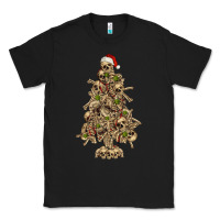 Black Skeleton Christmas Tree Classic Tee - RanaPortraitStore
